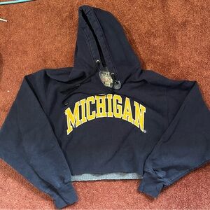 University of Michigan Embroidered Hoodie
